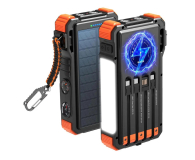 ExtraLink POWERBANK SOLARNY 20000MAH 45W INDUKCJA LAMPA LATARKA - 1570060 - zdjęcie 2